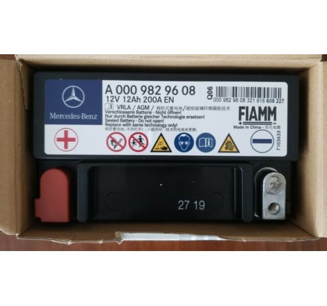 Аккумулятор резервный на MERCEDES-BENZ A0009829308 12v 12Ah 200A