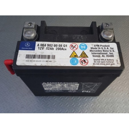 Аккумулятор резервный на MERCEDES-BENZ A0009829308 12v 12Ah 200A