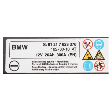 Аккумулятор BMW i3 61 21 7 623 376 12v 20Ah 300A(EN)