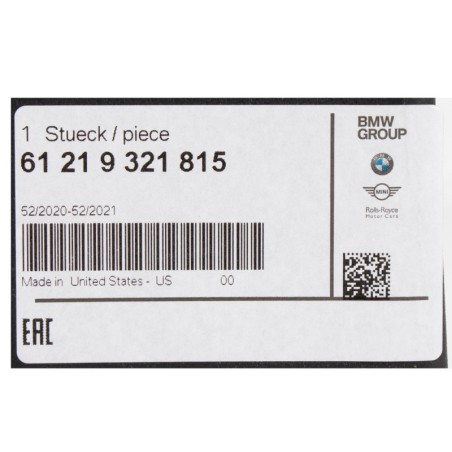 Аккумулятор BMW i3 61 21 7 623 376 12v 20Ah 300A(EN)