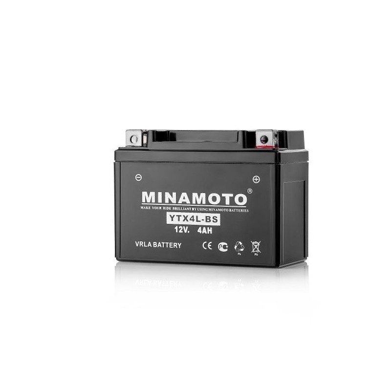Аккумулятор на скутер Minamoto YTX4L-BS 12v 4Ah 70A