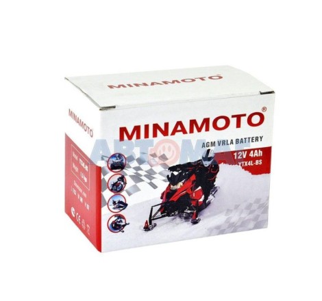Аккумулятор на скутер Minamoto YTX4L-BS 12v 4Ah 70A