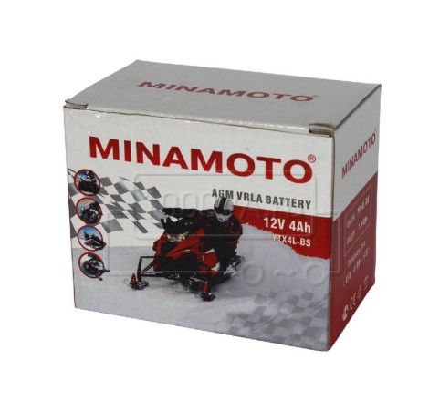 Аккумулятор на скутер Minamoto YTX4L-BS 12v 4Ah 70A