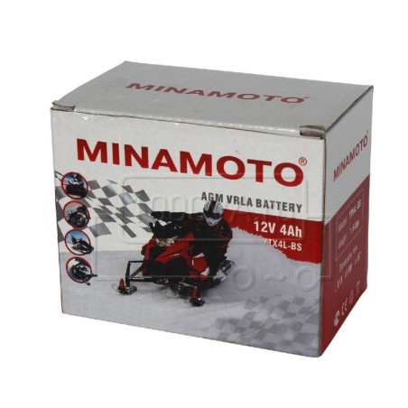 Аккумулятор на скутер Minamoto YTX4L-BS 12v 4Ah 70A