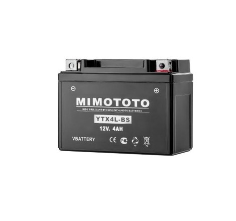 Аккумулятор на скутер Minamoto YTX4L-BS 12v 4Ah 70A