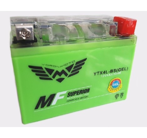 АККУМУЛЯТОР НА СКУТЕР GEL YTX4L-BS 12V 4Ah 70A