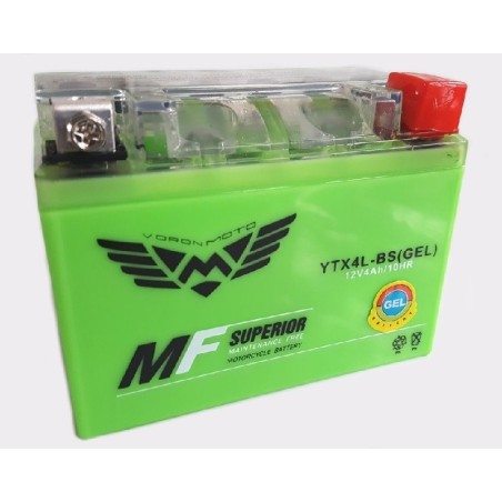 АККУМУЛЯТОР НА СКУТЕР GEL YTX4L-BS 12V 4Ah 70A