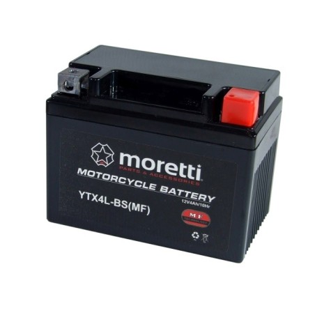 АККУМУЛЯТОР НА СКУТЕР MORETTI YTX4L-BS 12V 4Ah 70A