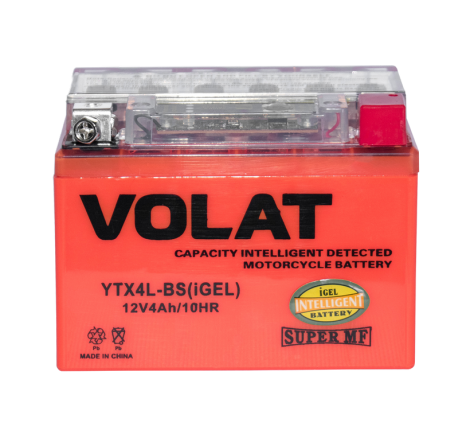 АККУМУЛЯТОР НА СКУТЕР VOLAT GEL YTX4L-BS 12V 4Ah 70A