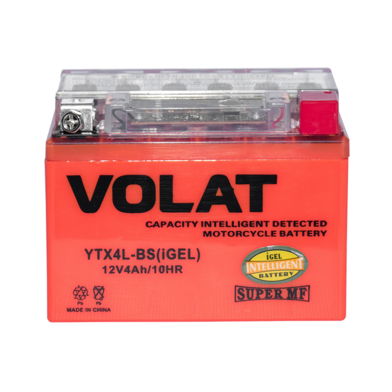 АККУМУЛЯТОР НА СКУТЕР VOLAT GEL YTX4L-BS 12V 4Ah 70A