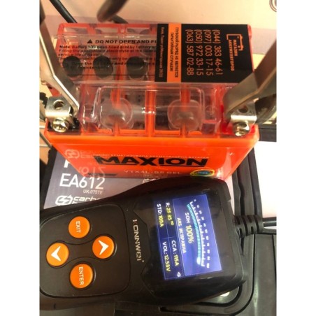АККУМУЛЯТОР НА СКУТЕР MAXION GEL YTX4L-BS 12V 4Ah 70A