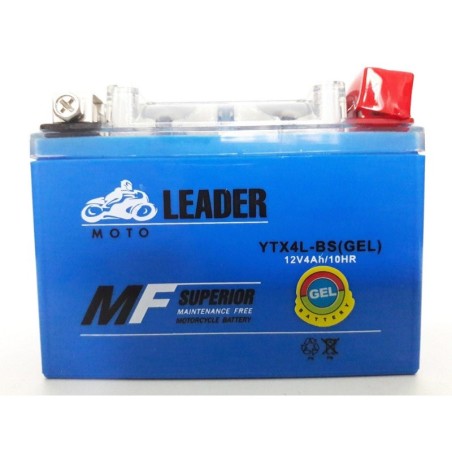 АККУМУЛЯТОР НА СКУТЕР LEDER YTX4L-BS 12V 4Ah 70A