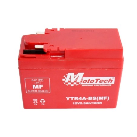 АККУМУЛЯТОР ГЕЛЕВЫЙ YTR4A-BS 12V 2.3Ah 50A