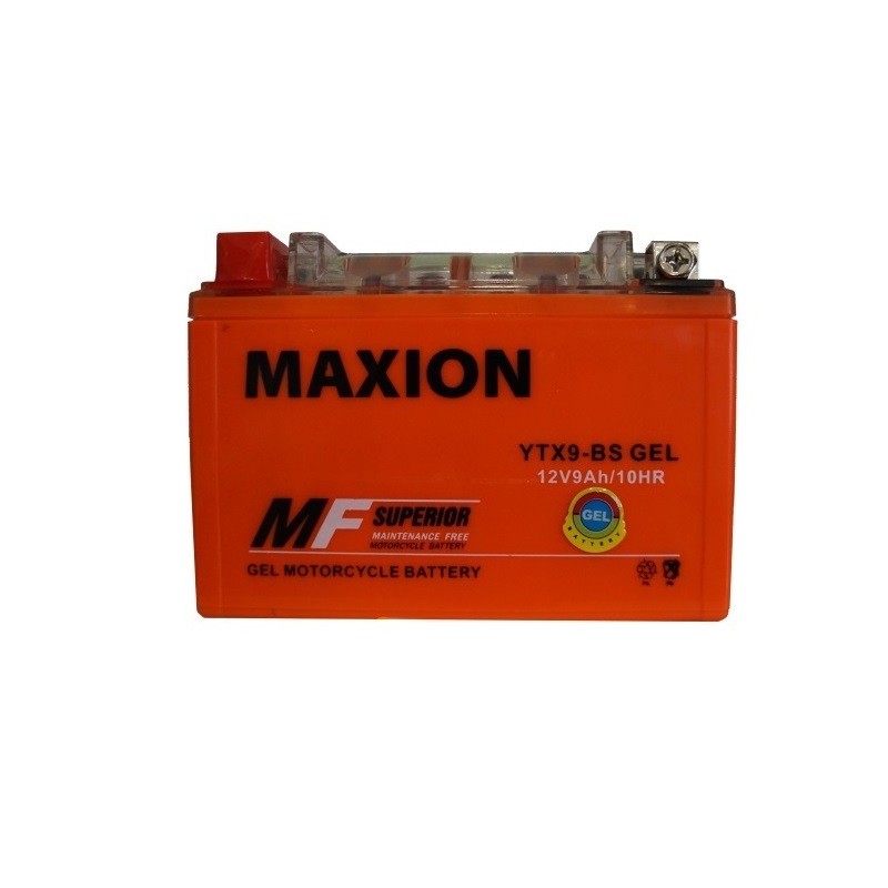 Мото аккумулятор MAXION GEL YTX9-BS 12v 9Ah 150A