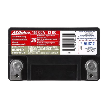 Вспомогательный аккумулятор AGM ACDelco AUX12 12v 10Ah 155A