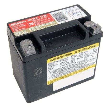 Вспомогательный аккумулятор AGM ACDelco AUX12 12v 10Ah 155A