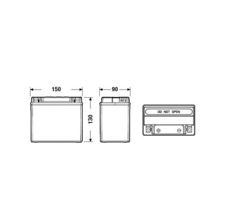 Аккумулятор AGM EXIDE START-STOP EK111 12v 11Ah 150A Оригинал
