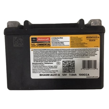 Аккумулятор Motorcraft BHAGM-AUX 12V 7.5Ah 100 CCA