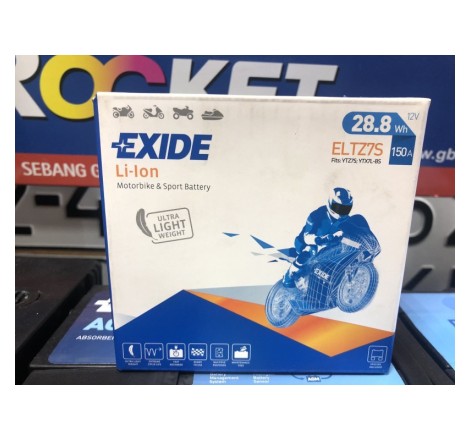 Литий-ионный аккумулятор EXIDE Li-lon ELTZ7S 12v 28.8Wh 150A