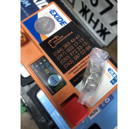 Литий-ионный аккумулятор EXIDE Li-lon ELTZ7S 12v 28.8Wh 150A