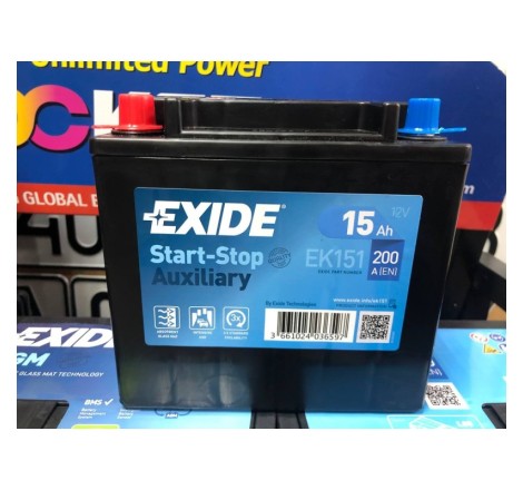 Аккумулятор на JAGUAR/LAND ROVER EXIDE EK151 12v 15Ah 200A