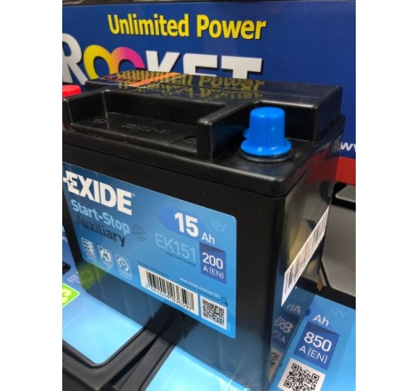 Аккумулятор на JAGUAR/LAND ROVER EXIDE EK151 12v 15Ah 200A