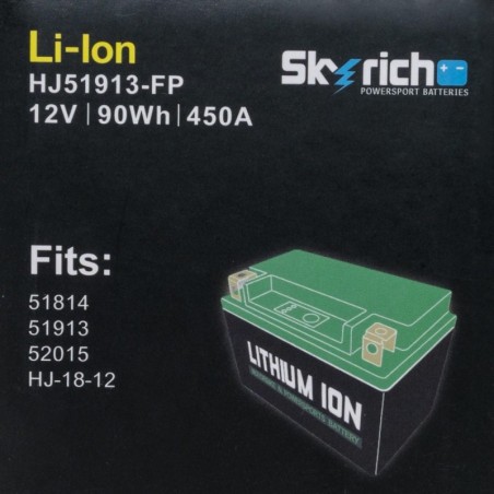 Аккумулятор Skyrich Lithium HJ51913-FP 12V 90Wh 19Ah 450A
