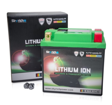 Акумулятор Skyrich HJTX14AHQ-FP Lithium YTX14AHQ-B 12v 48Wh 12Ah 240A