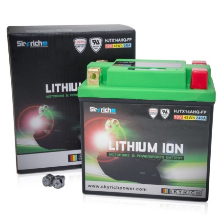 Акумулятор Skyrich HJTX14AHQ-FP Lithium YTX14AHQ-B 12v 48Wh 12Ah 240A