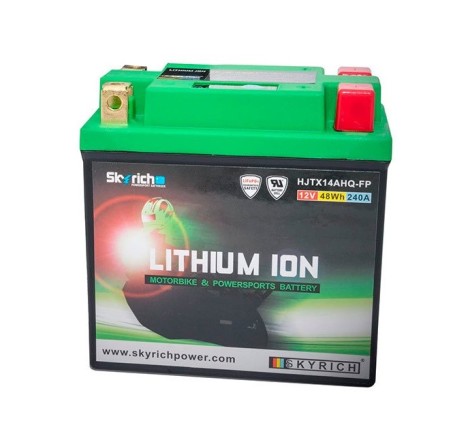 Акумулятор Skyrich HJTX14AHQ-FP Lithium YTX14AHQ-B 12v 48Wh 12Ah 240A