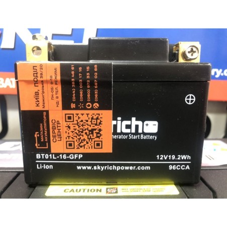 Акумулятор Skyrich BT01L-16-GFP Li-Ion 12V19.2Wh 96CCA