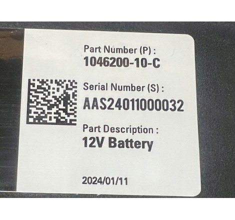 Акумулятор ATLASBX 60B19RS 12v 40Ah TESLA MODEL X 2015-2021