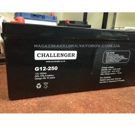 ИБП CHALLENGER GEL-VRLA G12-250 12V 250AH
