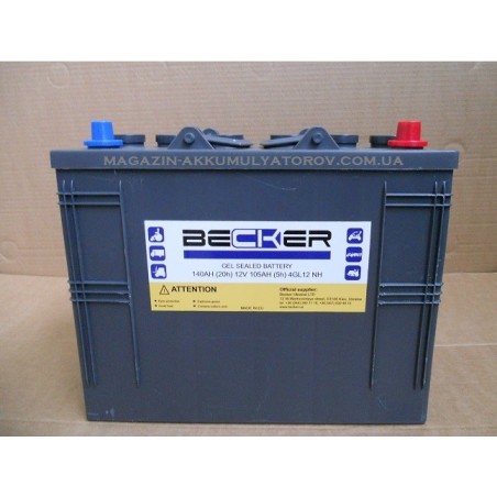 ТЯГОВАЯ АККУМУЛЯТОРНАЯ БАТАРЕЯ BECKER GEL 12V 105AH