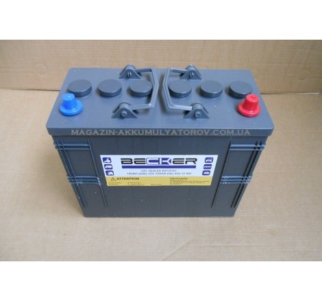 ТЯГОВАЯ АККУМУЛЯТОРНАЯ БАТАРЕЯ BECKER GEL 12V 105AH