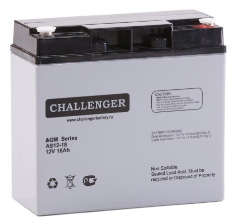 Аккумуляторная батарея CHALLENGER AS12-18 12v 18Ah