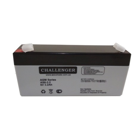 Аккумуляторная батарея Challenger AS6-3.2 6v 3.2Ah