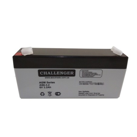 Аккумуляторная батарея Challenger AS6-3.2 6v 3.2Ah