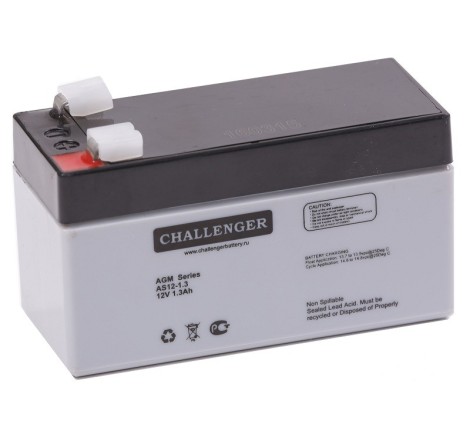Аккумуляторная батарея Challenger AS12-1.3 12v 1.3Ah