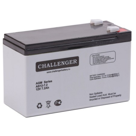 Аккумуляторная батарея Challenger AS12-7.2 12v 7.2Ah