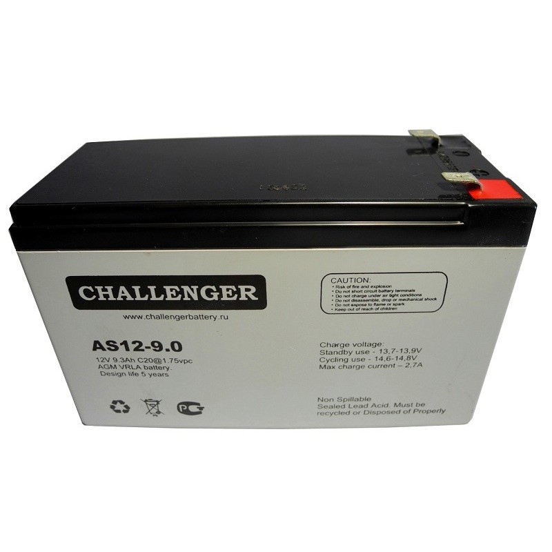 Аккумуляторная батарея Challenger AS12-9.0 12v 9Ah