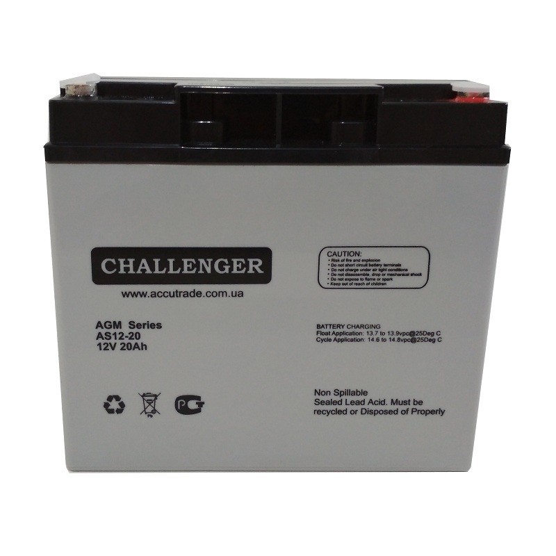 Аккумуляторная батарея Challenger AS12-20 12v 20Ah