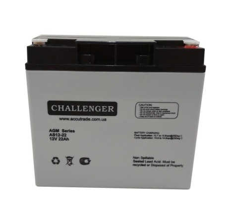 Аккумуляторная батарея Challenger AS12-22 12v 22Ah