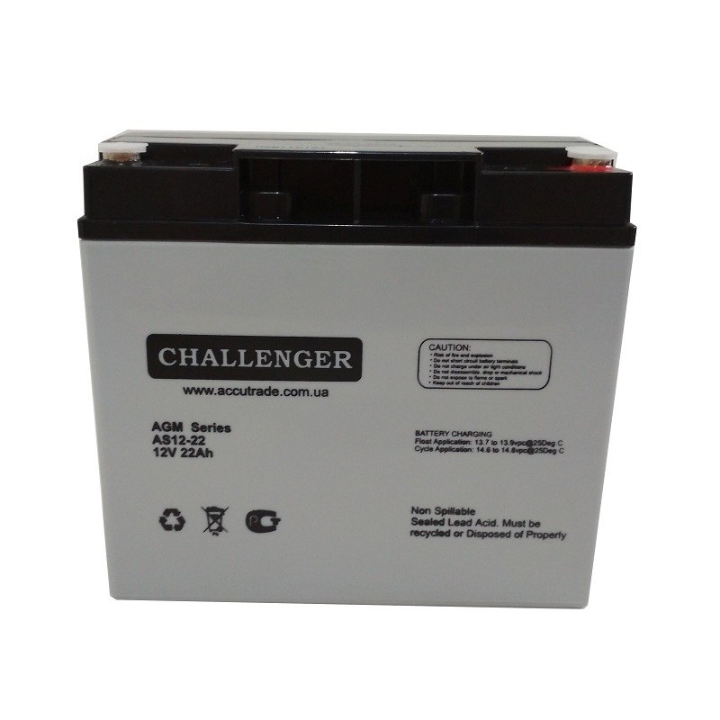 Аккумуляторная батарея Challenger AS12-22 12v 22Ah