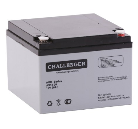 Аккумуляторная батарея Challenger AS12-26 12v 26Ah