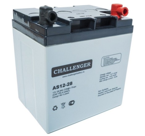 Аккумуляторная батарея Challenger AS12-28 12v 28Ah