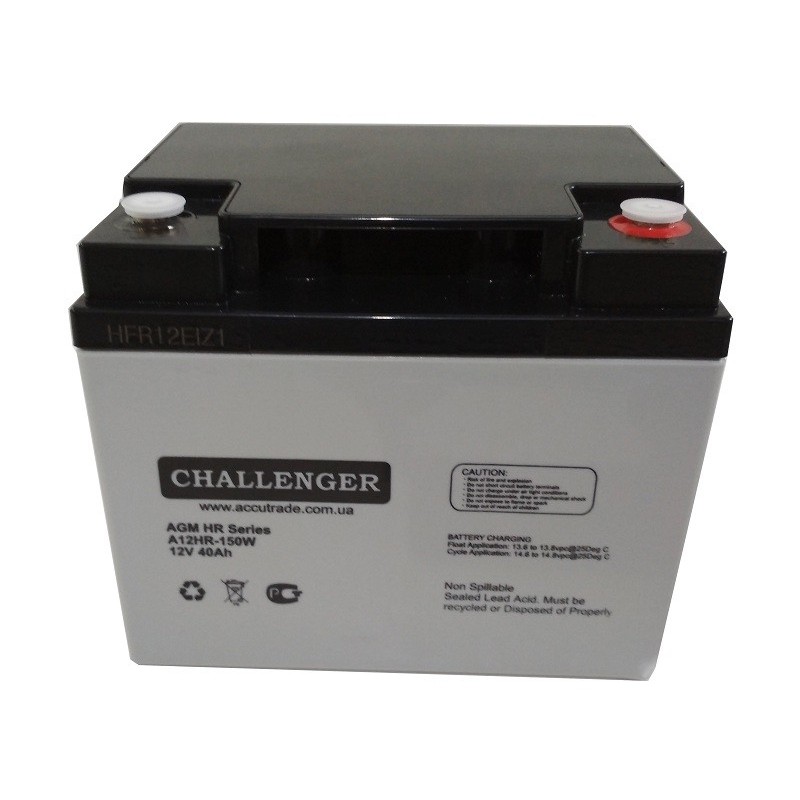Аккумуляторная батарея Challenger A12HR-150W 12v 40Ah
