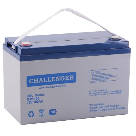 Аккумуляторная батарея Challenger G12-100 GEL 12v 100Ah