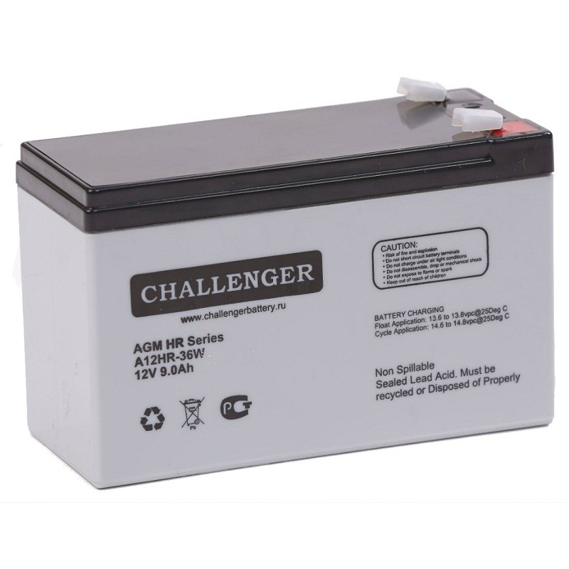 Акумуляторна батарея Challenger A12HR-36W 12v 9Ah