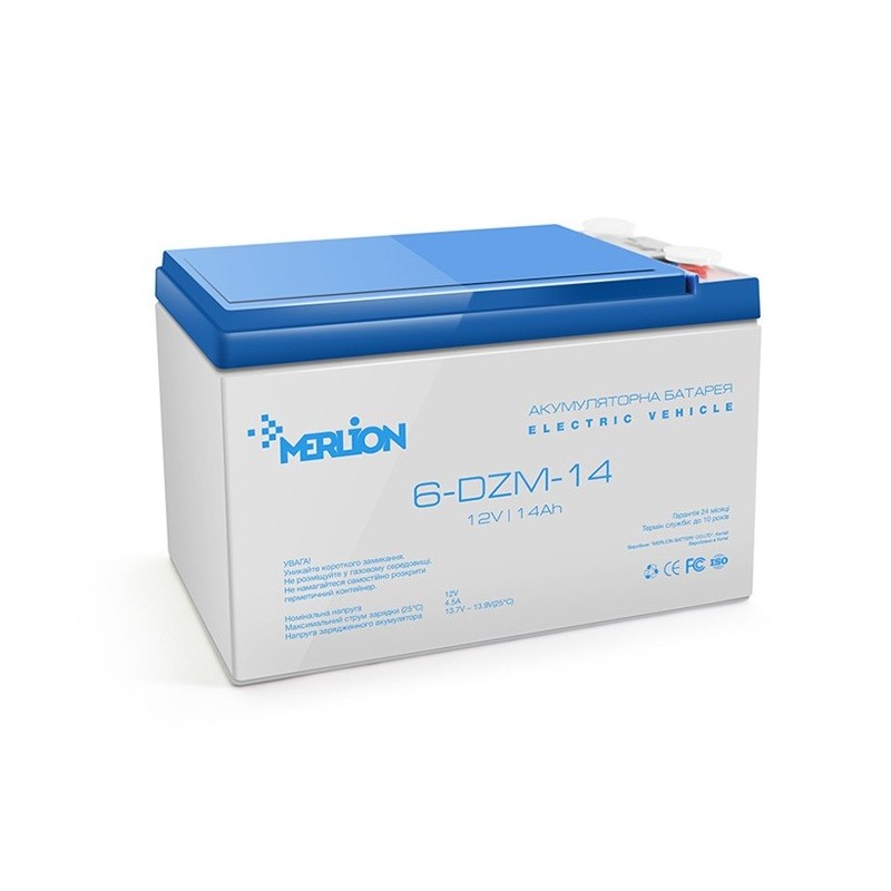 Акумуляторна батарея тягова MERLION AGM 6-DZM-14 12V 14Ah
